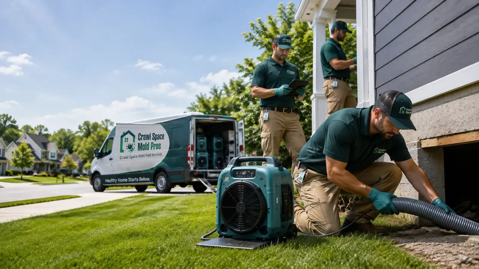 Crawl Space Mold Removal in Bluffton, OH